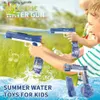 Sand Play Water Fun Huiqibao Automatische Desert Eagle Electric Gun Summer Toy Pistol Outdoor Beach zwembad Volwassene Q240408