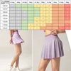 Jupes Cloud Hide Xs Sports Jolie High Waist Tennis Jupe Fitness Shorts Femmes Athletic Fast Dry Running Sport Skort Pocket Y240508