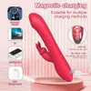 Autres éléments de beauté de la santé poussant le vibrateur de lapin télésic automatique pour les femmes stimulatrice clitoris vagin g spot vibrant femelle adultes y240503