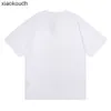 Rhude High End Designer Vêtements pour Chaopai Micro Letter Castle Imprimé à manches courtes pour hommes et femmes couples High Street Loose Half manches avec 1: 1 original