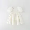 Robe de princesse pour enfants Été Nouveau Europe et Américain Style étranger Petite fille Jupe de filles à manches courtes