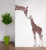 Girafe and Baby Girafe Wall Sticker Home Decor Living Room Art Wall Tattoo Animable Decal Animal Thème Fonds d'écran LA979 2012012676908