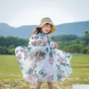 Mädchen Kleider Sommermodes Kinder Mädchen Blumen Kleid Party Kleinkind Outwear Rock Strand Kleidung Drop Lieferung Baby Mutterschaft Otytz