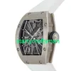 RM Luxury Watches Механические часы Mills RM023 Автоматические 40 -мм белые золоты