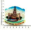 3pcsfridge Magnets Creative Magnet Souvenir Souvenir Thailand 3D наклейки Bangkok Phuket Magnets для декора ремесел для холодильника