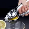 Edelstahl -Haushaltsfrucht Zitronenhandbuch manuelles Entsorgungsfrüchte Orange Hand Squeezer Pressmaschine Langlebiges Küchenwerkzeug 240508