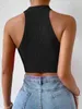 Designer Tops sexy Lul Frauen Yoga Unterwäsche Sommer gestrickt unter dem Schulterkragen 2024 würzige Mädchen Top Wollmädchen Ins