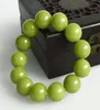 Kralen strengen groene fluoriet nacht parel kralen armband gloed licht armband moonstone steen natuurlijke jade voor vrouwen Men4551096