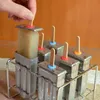 Stainless Steel Popsicle Mold Rack Ice Lolly Frozen Maker Homemade Cream with Holder 240508