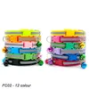 Partihandel 100 st hundkrage med klocka för justerbara husdjursprodukttillbehör Buckles Cat ID Tag Bow Ties Rabbit Slips 240508