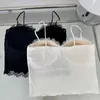 Tank da donna Sexy Laceole per ragazze Summer Fashion Crops Tops femmina Black Lingerie Push Up Bras White White Tube Top Shotwear Nuovo nuovo