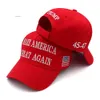Activiteitenfeestjes Katoen Borduurwerk Basebal Cap Trump 45-47e Make America Great Again Sports Hat 0508