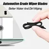 Double côté aimant nettoyant brosse réglable en verre magnétique Wiper Essuieur pour pour les outils de vitrage à haut-de-chaussée 240508