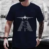 T-shirts pour hommes Voyage des femmes Top Top Womens Top Fun Pilot T-shirt Lettre d'aviation Shirt Mens T-shirtl2405