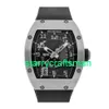 RM Luxury Watches Mechanical Watch Mills RM005 Manuale Vento Oro Bianco orologio da polso da uomo stq9