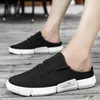 Chaussures décontractées Sneakers Men 2024 Classic Half Slippers confortable Running Menlinen Summer Espadrilles Male Fashion Trend