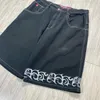 Y2K Shorts pour hommes Harajuku Hip Hop Vintage Baggy Denim Gym short Fashion Casual Gothic Men Basketball Shorts 240507