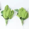 Flores decorativas Planta artificial Banana Bunch Decoration Home Room Wedding El Corredor Green Plants for Garden Decor Fake Fake