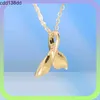 Pendant Necklaces Fashion Choker Necklace Jewelry Vintage Simple Whale Fishtail Dolphin Tail Charm Pendant Chain Necklace For Femme Men Bijoux250U9155874