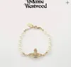 Bracciale Viviane Westwood Flat Saturno Bracciale Pearl Bracciale Female Planet Pin Pin Bracciale Pearl Bracciale Gioiello Regalo