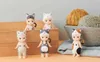 Blind Box Cat Life Board Boîte confirmée Style Véritable Décoration Téléphone Cute Doll Decoration Gift Gift Mysterious Surprise T240506