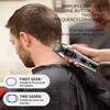 Elektryczne gliny kemei 642 Profesjonalne dla mężczyzn Electric Hair Trimmer fryzjer fryzjer do krawędzi do krojenia włosów t240507