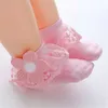 Chaussettes pour enfants bébé chaussettes d'été pour les chaussettes en dentelle de fleur de fleur de fleur