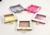 Designer Crystal Maniche Square Cils Boîte à cils vides Fals Packaging Boîte d'emballage de cils fausses Boîtes de cils de vison 3D FAUX Cils Strip Diamond Magnet4657520