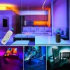 RGB Tape Tuya WiFi Smart LED tira DC 12V 5050 Ribbon Trabalho com Alexa Voice Control Color Alterar decoração de quarto 5m 20m luz