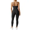 Jumpsuits voor dames romprers Casual Basic Black Bodysuit Women Summer Sloeloos vrouw Sportkleding katoen bodycon jumpsuit romper overalls dames 2023 d240507