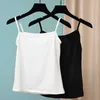 Women's Tanks 1/2Pcs Womenoles Summer Girl Sexy Strap Cotton Sleeveless Thinole Vest Solid Top Simple Base Vest Tops Female Undies