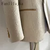 Fanlifujia Mens Wedding Suits Italian Design Custom Made Champagne Smoking Tuxedo Jacket 2 Piece Groom Terno för män 240507