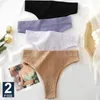 Frauenhöfen nahtlose Frauen pantys Mädchen Tanga hohe taillierte weiche Frau Sorts Mode 6 Solid Colors S-XL Sexy Underpants für