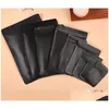 Packing Bags Wholesale Resealable Coffee Herb Powder Zipper Pack Bag Smell Proof Flat Pouch Matte Black Small Aluminum Foil Zip Lock M Otdrj