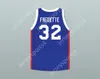 Anpassad Nay Mens Youth/Kids Jimmer Fredette 32 Shanghai Sharks Alternativ Blue Basketball Jersey med CBA Patch Top Stitched S-6XL