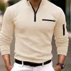Herfst Winter Luxury merk Hoodies Men Polo Shirt Designer zomer Nieuwe high-end casual mode heren mode rapel mouw 100% katoen S-3XL topkwaliteit shirts polo