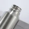 650ml1000ml in acciaio inossidabile in acciaio sport bottiglia d'acqua singlelayer a tazza robusta in metallo bevande da campeggio sport da campeggio 240422 240422