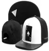 Ace of Spades Leather Snapback Caps Bone New Quality Unisex Fashion Brand Man Hip Hop Visor Snapback Hiphop HAT5990143
