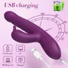 Andere Gesundheit Schönheitsgegenstände mächtiger Schubkaninchen -Vibrator weiblicher Klitoris Stimulator G Spot Massager 2 in 1 Dildo SHOP Erwachsenen Waren für Frauen Y240503