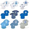 In pensione 16 Bo Jackson Baseball Jersey 5 George Brett 20 White 1985 1987 Vintage Retrown Mesh-up