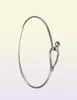 Hela 12st Lot rostfritt stål silver justerbar armband armband Enkel design tunn tråd manschettbangle smycken fynd5537104