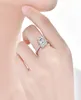 Wong Rain Classic 100 925 prata esterlina 8 11 mm criada Moissanite Gemstone Wedding noivado anel de jóias finas Q13086377