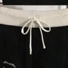 Matkap gömlek eşofmanları eşofman moda tasarımcısı kısa kollu spor gömlek sweatshirt elastik bel geniş bacak pantolon