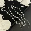 Son Stiller Kadın Kazak Zinciri Kolye Kolyeleri Chanells Mücevher Designer Lüks C Logo Sonbahar ve Kış Sülpin
