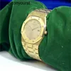 Designer Mens Audemar Pigue Watch Royal Oak Apf Factory 18K Giallo oro orologio Wdiamonds Data