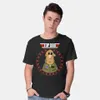 Men's T-Shirts Top quality dog cartoon graphic T-shirt for mens and womens short sleeved T-shirts vintage high quality 100% pure cottonL2405