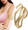 Retro Gold Gold Romano Laurel Leaf Bracciale Bracciale Arme Arma Armacite Festival Belly Dance Bely Dance Gioielli Q071745927691482367