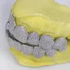 Denti ghiacciati personalizzati 925 argento 18K 14k 10k oro 240504