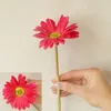 Fleurs décoratives 38,5 cm PU artificiel Gerbera Wedding ins Style Home Decoration Fake