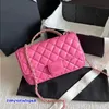 Etichetta designer per la spalla da donna con spalla mini manico mini patta classico borsa da borsa classico mini mini portafoglio portatile catena portatile caviale wo uvvi